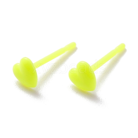Eco-Friendly Plastic Stud Earrings EJEW-H120-03D-01-1