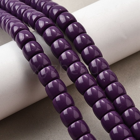 Natural Lepidolite/Purple Mica Stone Beads Strands G-F791-B01-1