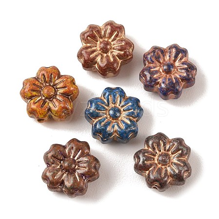 Baking Paint Glass Beads DGLA-G004-01L-1