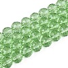 Transparent Glass Bead Strands GLAA-R095-8mm-28-1