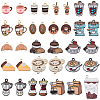 46Pcs Zinc Alloy Pendants ENAM-BM0001-40-7