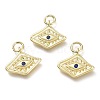 Brass Micro Pave Cubic Zirconia Pendants LS-KK-P188-C05-G-1