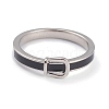 Brass Enamel Finger Rings RJEW-J074-04P-B-1