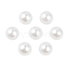 ABS Plastic Imitation Pearl Round Beads MACR-F033-8mm-24-1