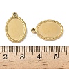 304 Stainless Steel Pendant Cabochon Settings STAS-D127-18B-G-3