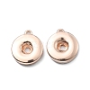 Alloy Hang Snap Base Pendant FIND-WH0110-280RG-2