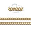 Brass Twisted Chains CHC010Y-G-6