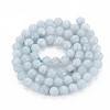 Natural Aquamarine Beads Strands G-Q951-01-6mm-2