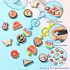 26Pcs 13 Styles Peace Themed PVC Plastic Beads PVC-CJ0001-02-3