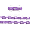 Opaque Acrylic Cable Chains CHAC-P001-03-4