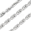 304 Stainless Steel Textured Cable Chains STAS-P386-07P-1
