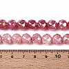 Anti-Tarnish Electroplate Glass Beads Strands GLAA-N064-10mm-09-4