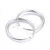 201 Stainless Steel Big Hoop Earrings for Women EJEW-N052-04B-01-2