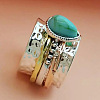 Alloy and Resin Finger Rings FS-WGDE678-04-3