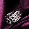 Vintage Elegant Fashion Style Brass Hollow Out Metal Rings RJEW-EE0002-006P-D-4