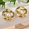 304 Stainless Steel Stud Earrings EJEW-Z084-16G-3