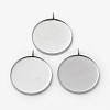 Non-Tarnish 304 Stainless Steel Pendant Cabochon Settings STAS-L253-011A-P-1
