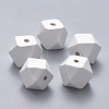 Painted Natural Wood Beads WOOD-Q040-020C-B03-1