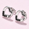 304 Stainless Steel Stud Earrings EJEW-F361-04P-4