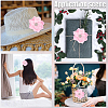 Polyester & Rhinestones Ornament Accessories DIY-WH20063-015E-4