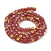 Baking Painted Glass Beads Strands DGLA-D001-05J-2