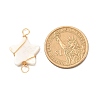 Natural Freshwater Shell Beads Links Connectors PALLOY-JF01039-3