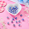 30Pcs Handmade Gold Sand Lampwork Beads LAMP-TA0002-37B-4