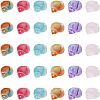 CHGCRAFT 90pcs 6 Colors Transparent Glass Beads GLAA-CA0001-47-1