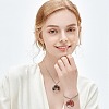 12Pcs 12 Colors Gemstone Pendants G-PH0001-33-4