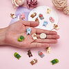 Biyun 54Pcs 9 Style Resin Cabochons Accessories RESI-BY0001-01-4