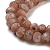 Natural Sunstone Beads Strands G-G140-B01-02-4