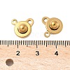 304 Stainless Steel Snap Clasps STAS-K212-02G-3