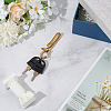 2Pcs Brass Shackle Clasps KK-WR0001-56-4