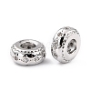 Brass Micro Pave Clear Cubic Zirconia Beads ZIRC-P091-05B-RS-3