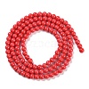 Synthetic Turquoise Beads Strands G-U004-02H-3
