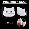 60Pcs Acrylic Buttons BUTT-PH0001-59C-01-2