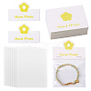 100Pcs Rectangle Clear Polypropylene Cellophane Bags CDIS-TA0001-37A-1