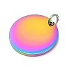 Ion Plating(IP) 304 Stainless Steel Pendants STAS-I311-33F-RC-2