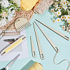 1Bag Plywood Wooden Weaving Looms Kit TOOL-CY0001-05-4