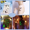 Luminous Removable Temporary Water Proof Tattoos Paper Stickers PW-WG0C2ED-11-1