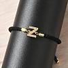 Adjustable Nylon Cord Bracelets X-BJEW-C096-01G-26-3