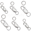   6Pcs 3 Size 925 Sterling Silver Lobster Claw Clasps STER-PH0001-22-1