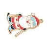 Christmas Alloy Enamel Pendants ENAM-B035-02J-11KCG-2