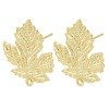 Brass Stud Earring Findings LS-KK-Z099-04G-02-1
