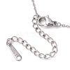 Natural Citrine Chip & Constellation Pendant Necklaces NJEW-JN05084-03-5
