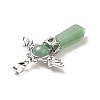 Natural Green Aventurine Pendants G-B033-01P-12-4