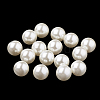 Eco-Friendly Plastic Imitation Pearl Beads MACR-S277-8mm-E-1