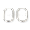 Brass Huggie Hoop Earrings EJEW-L234-027A-P-1