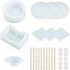 SUPERFINDINGS Cup Mat Silicone Molds Sets DIY-FH0002-21-2