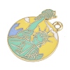 Alloy Enamel Pendants FIND-E054-06A-2